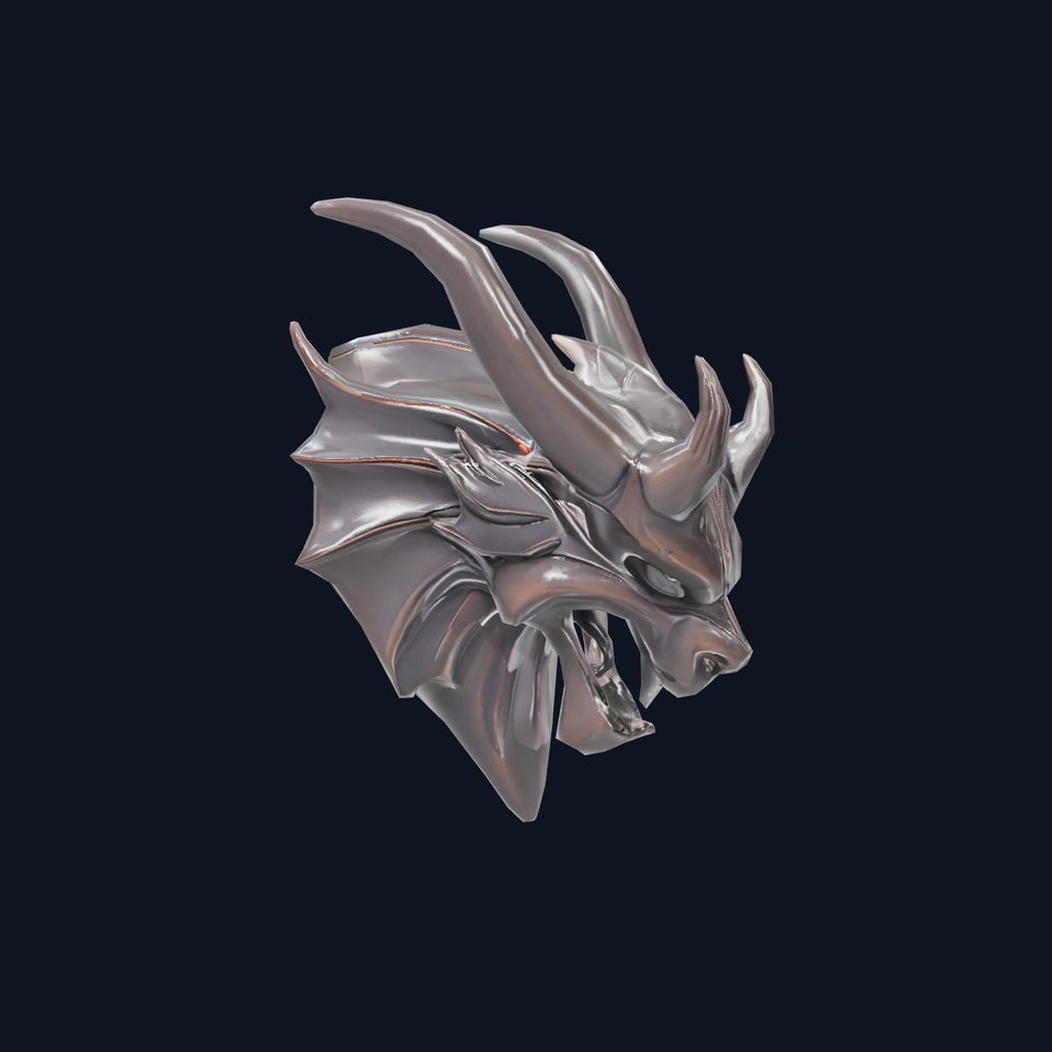 Dark Dragon Sculpture model pack